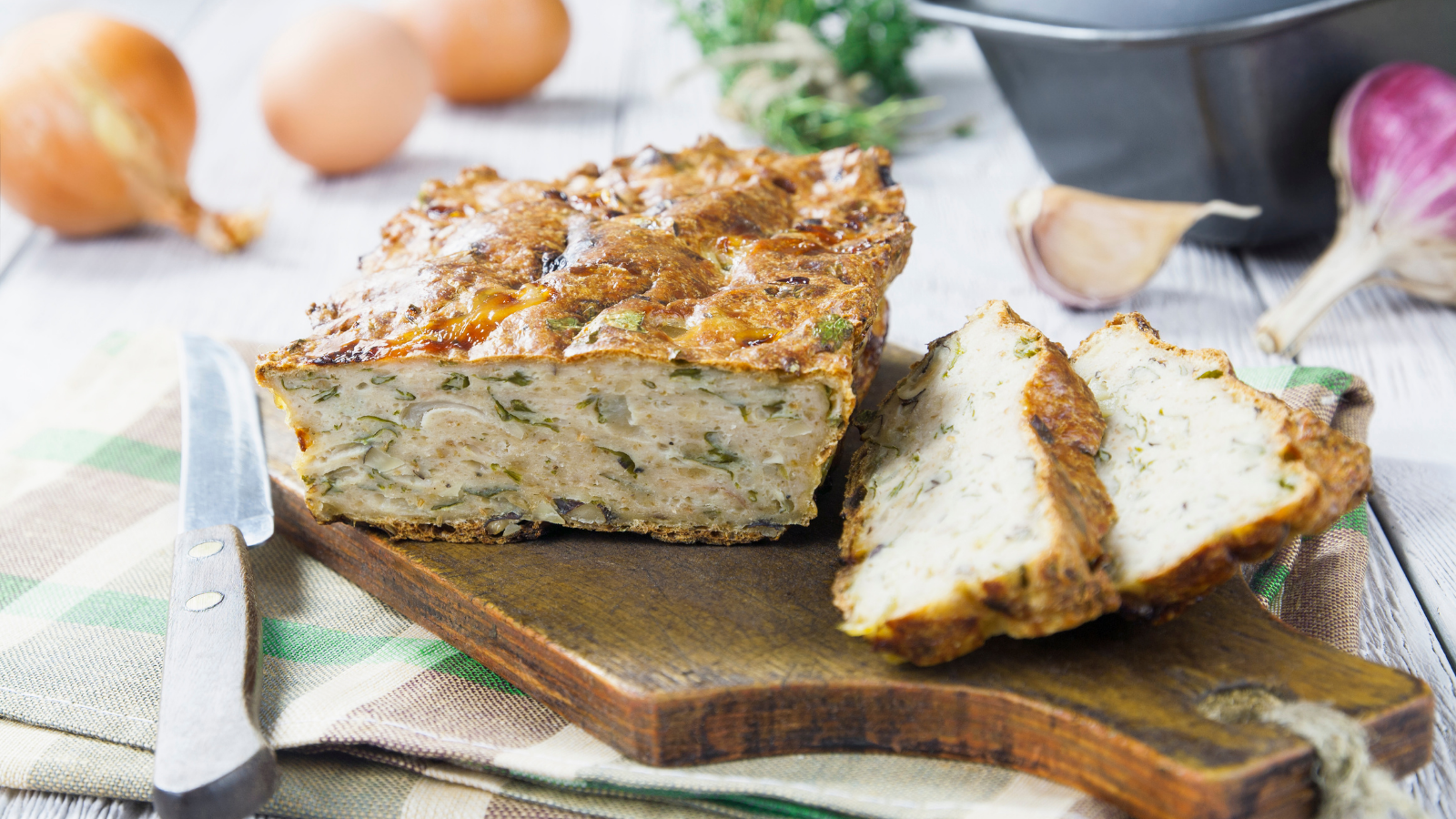 Epinards et chèvre frais en terrine